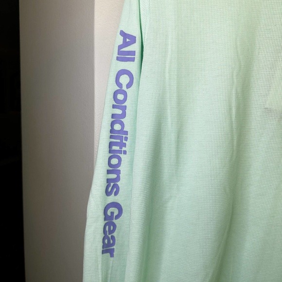 Nike acg Athletic Dri-Fit Loose Fit Long Sleeve Shirt Kids Size L Mint Green NWT - Picture 5 of 10
